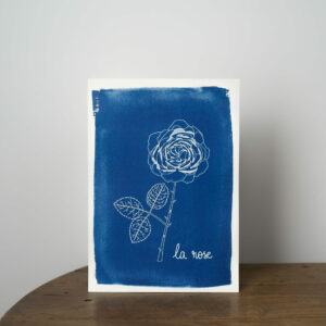 Tirage A4 cyanotype - décoration murale